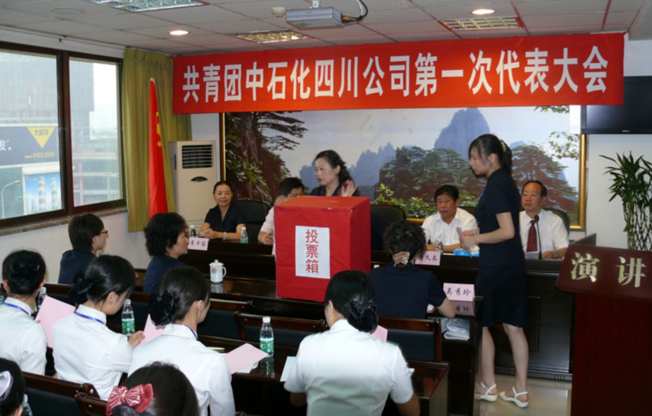 公司共青團委召開第一第代表大會，選舉產(chǎn)生新一屆委員